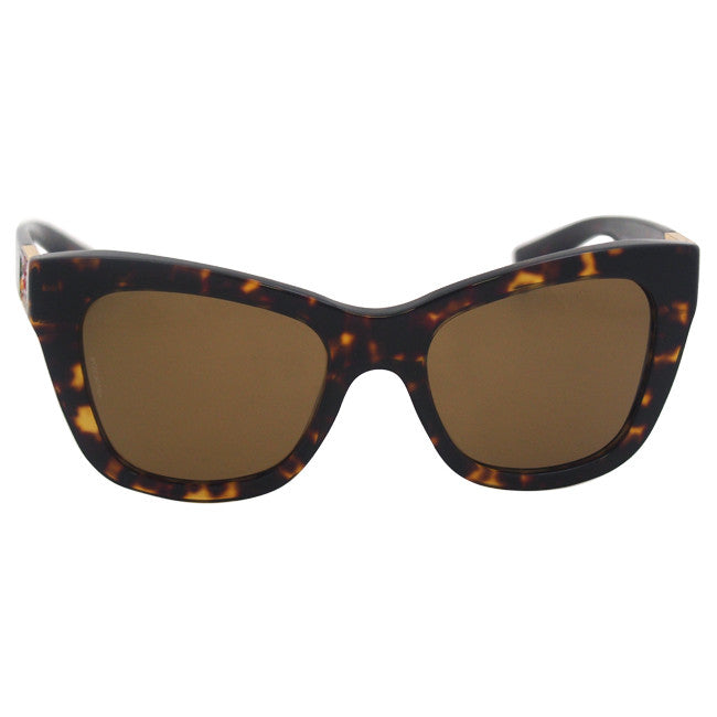 Dolce & Gabbana Polarized Havana Sunglasses Dolce Gabbana DG4414 502/13 Havana Square Brown Gradient 54  main image 2