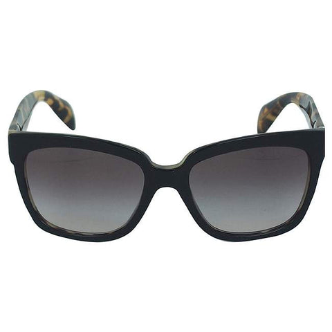 Prada PR 07P NAI0A7 - Top Black/Medium Havana